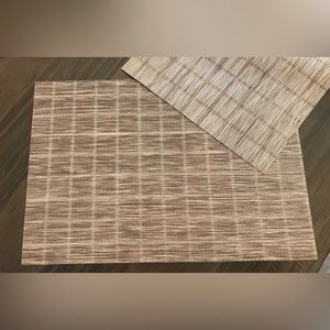 Washable Woven Vinyl Placemats Set Of 4